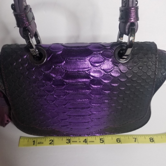 THALE BLANC AUDREY MICRO Metallic Purple Bag - Picture 8 of 16